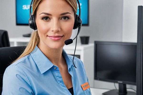Customer service representative ready to help